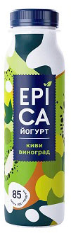 

Йогурт питьевой EPICA с киви и виноградом 2,5% БЗМЖ, 260 мл