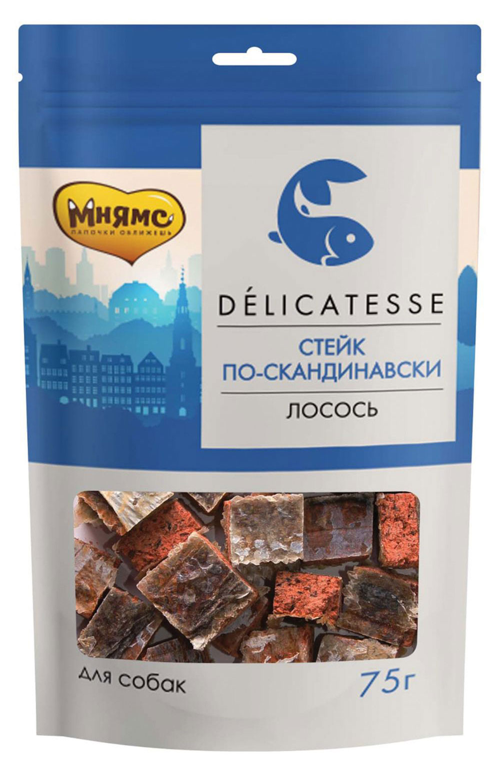 

Лакомство для собак Мнямс Стейк по-скандинавски, 75 г