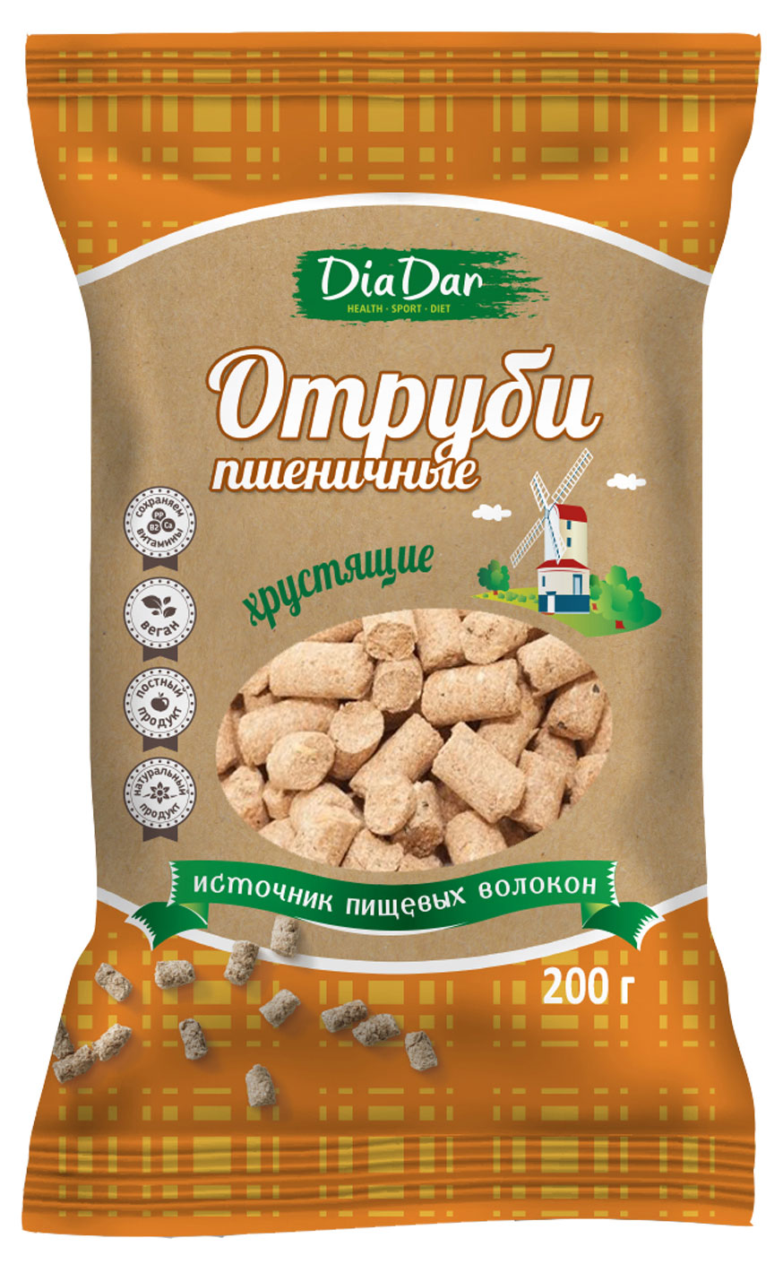 

Отруби пшеничные DiaDar, 200 г