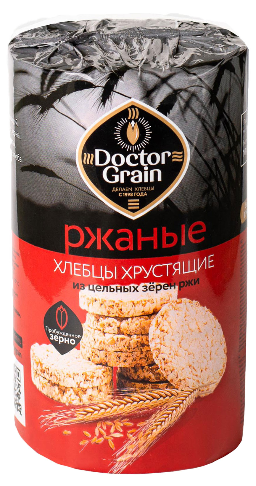 

Хлебцы хрустящие Доктор Граин круглые Доктор Граин ржаные, 80 г