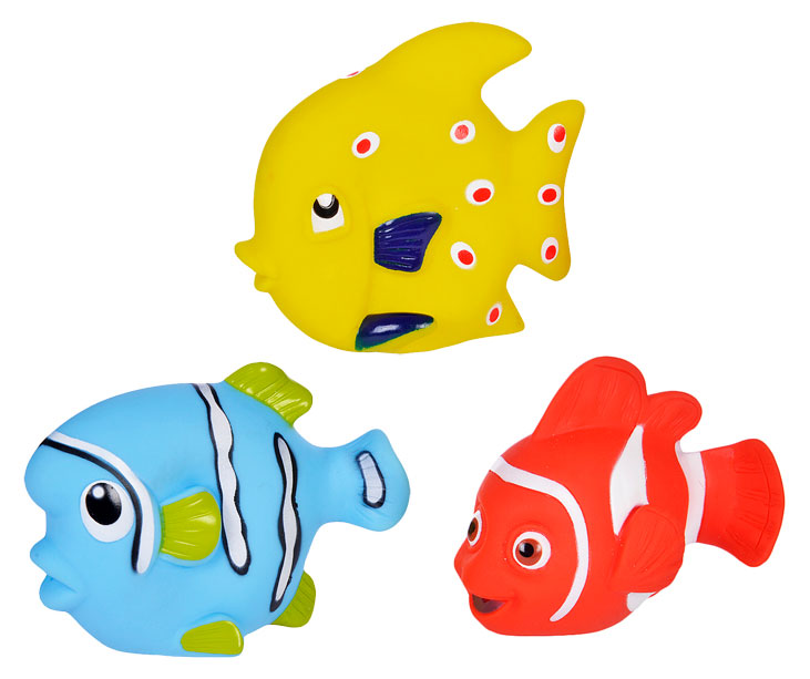 Изображение товара Набор игрушек для купания «Жирафики» Морские рыбы