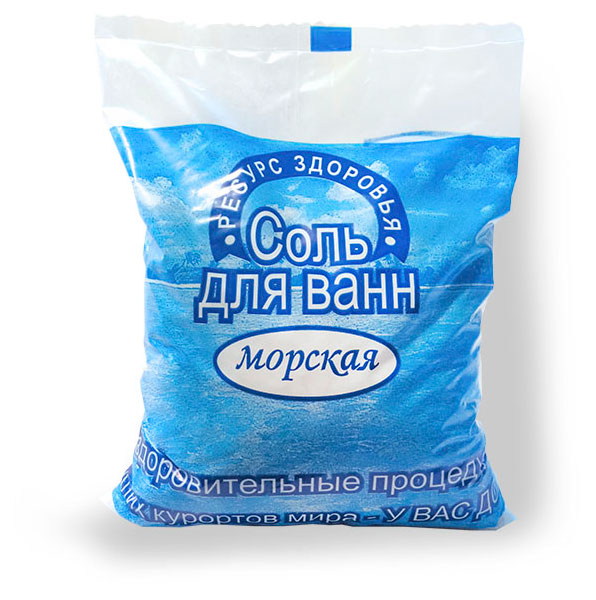 

Соль для ванн Ресурс Здоровья морская, 1 кг