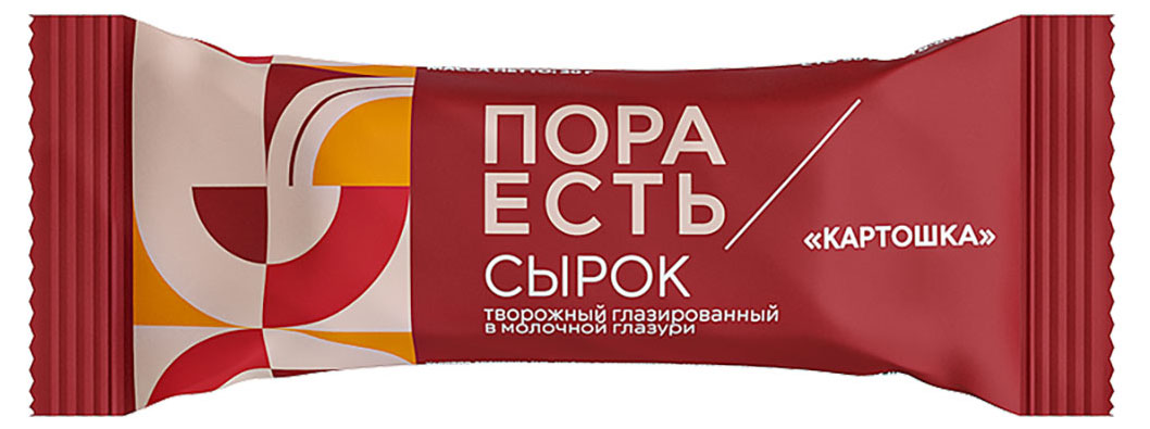 

Сырок творожный Пора есть Картошка глазированный в молочной глазури 20%, 30 г