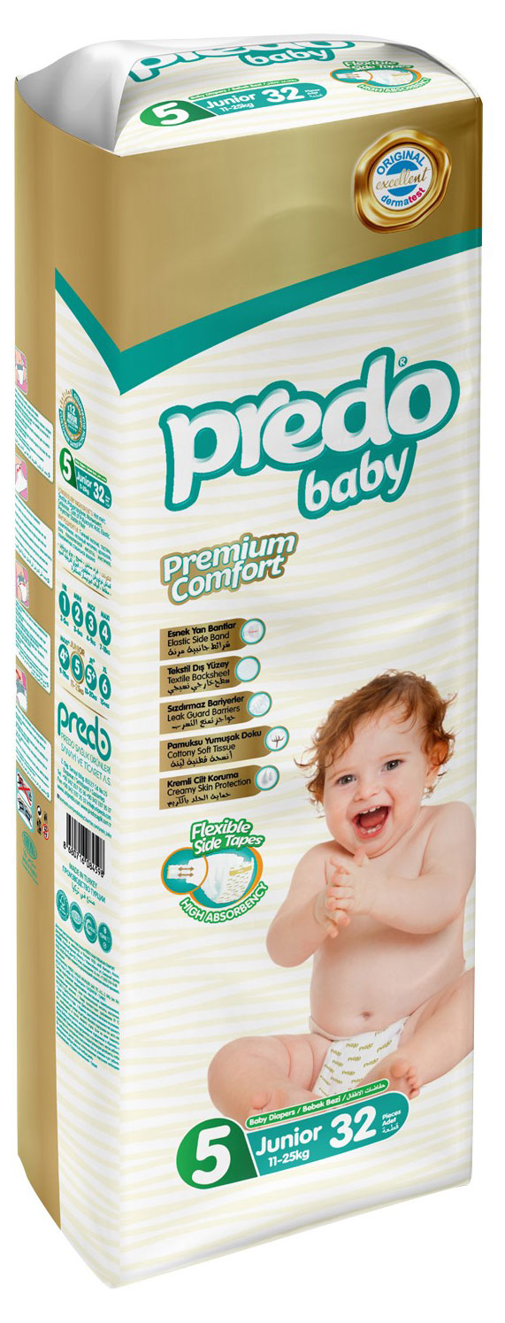 

Подгузники Predo Baby 5 (11-25 кг), 32 шт