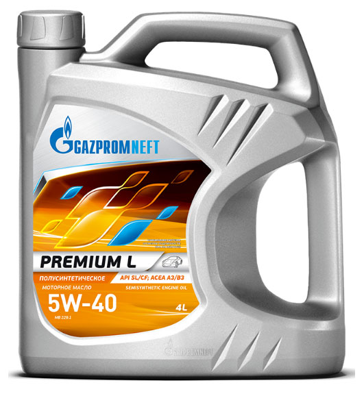 

Масло моторное Gazpromneft Premium L 5W-40, 4 л