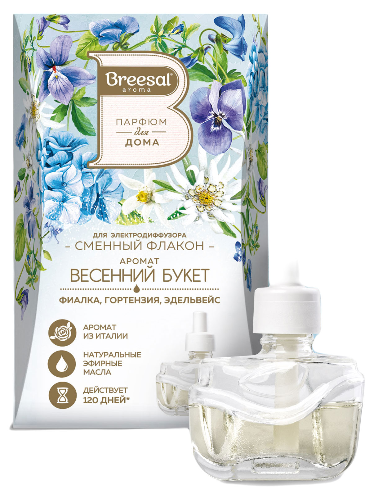 

Сменный флакон для электрического диффузора Breesal Весенний букет