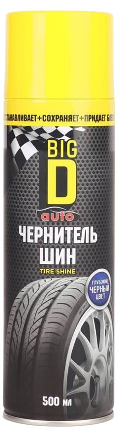 Изображение товара Чернитель шин BIG D, 500 мл
