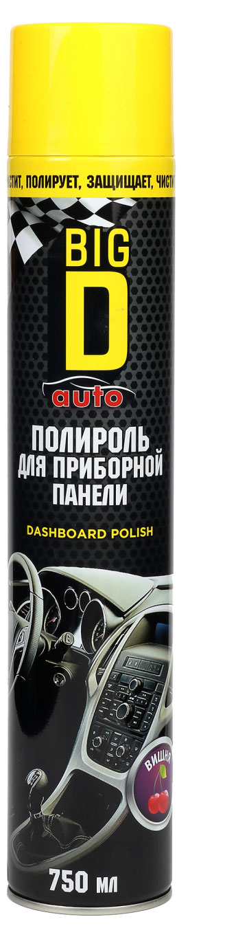 

Полироль для приборной панели BIG D Вишня, 750 мл