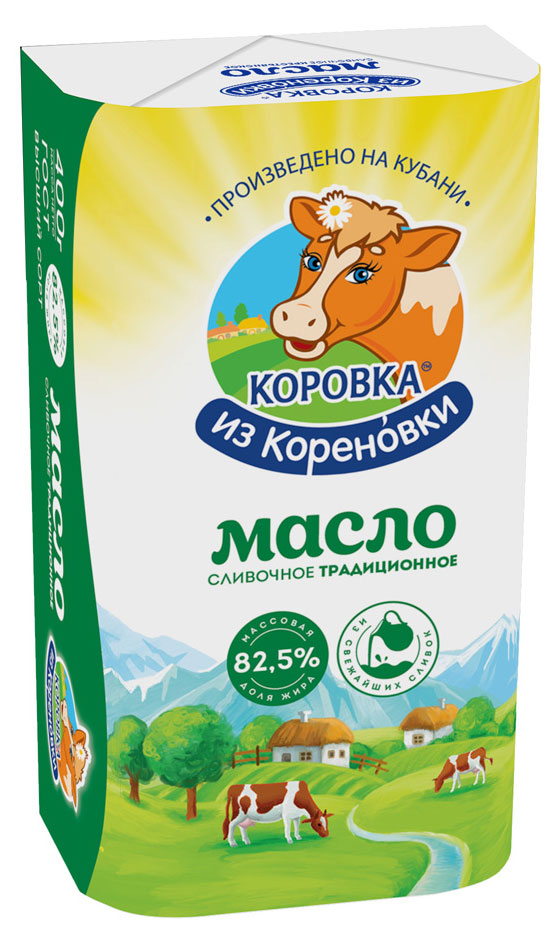 

Масло сливочное Коровка из Кореновки 82,5% БЗМЖ, 170 г