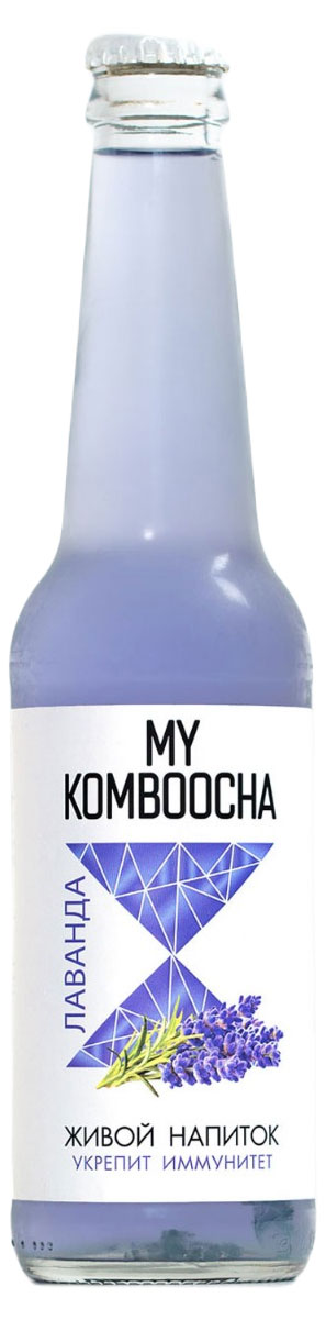 

Напиток My Komboocha Комбуча лаванда безалкогольный на чайном грибе охлажденный, 330 мл