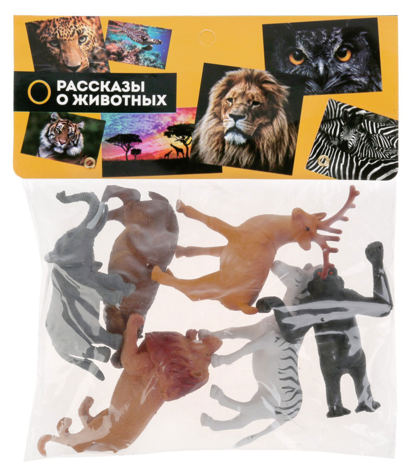 

Игрушки Играем вместе Животные Африки, 6 шт