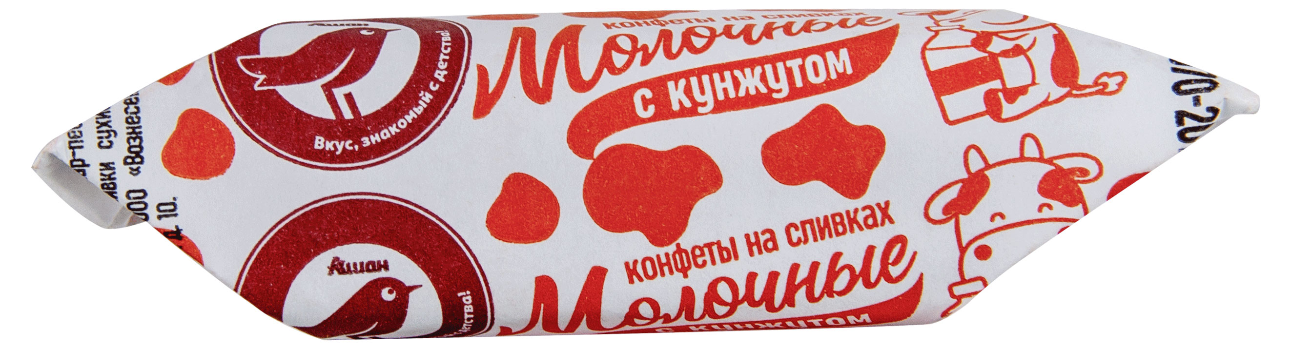 

Конфеты АШАН Красная птица на сливках с кунжутом, вес