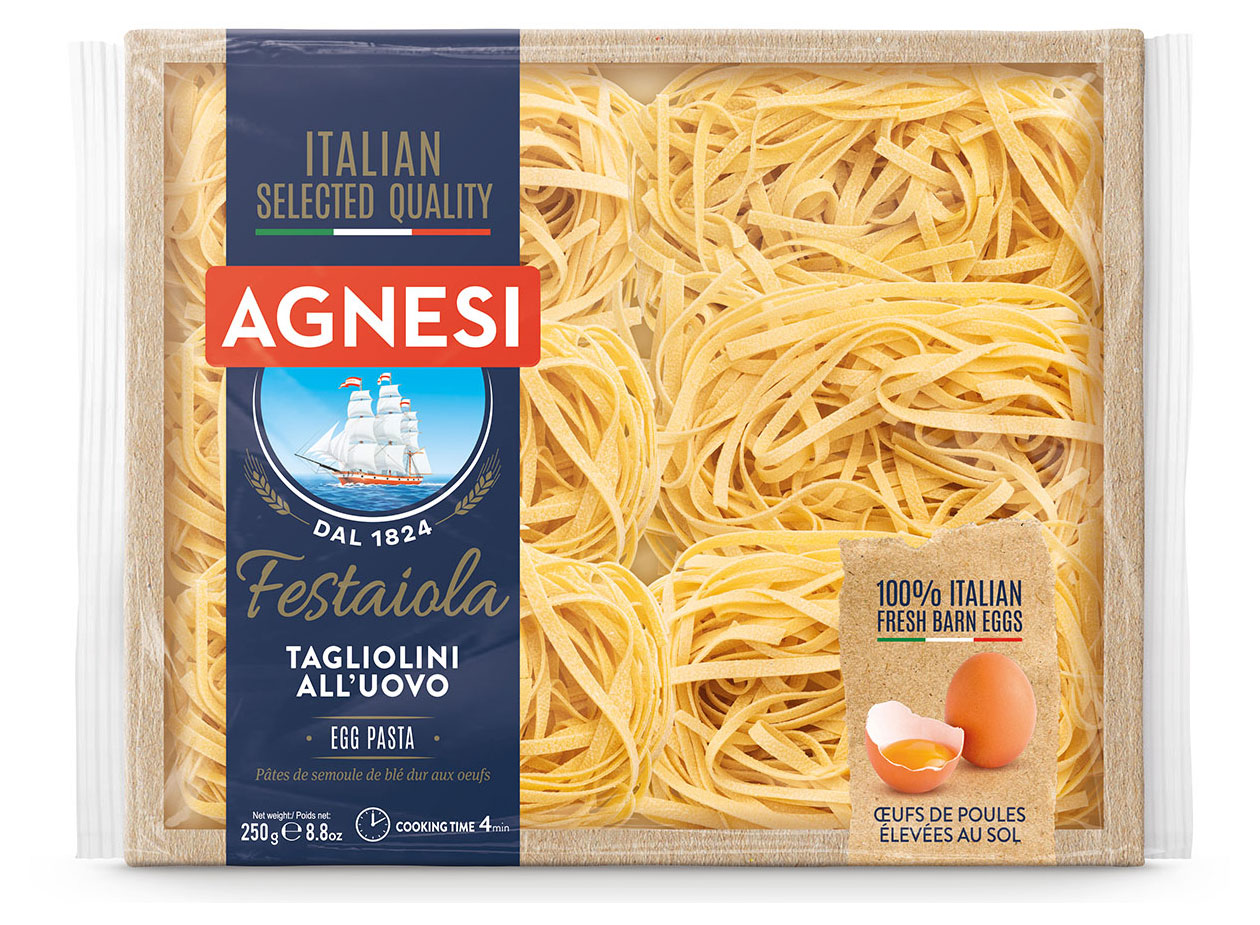 Изображение товара Макаронные изделия Agnesi Tagliolini, 250 г