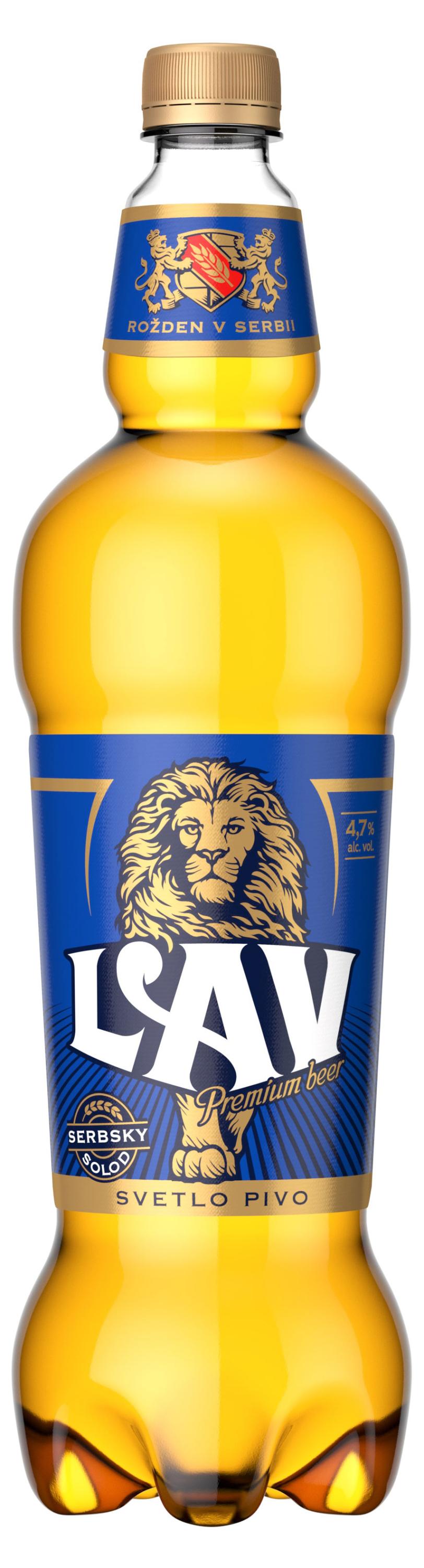 

Пиво Lav светлое фильтрованное 4,7%, 1,25 л