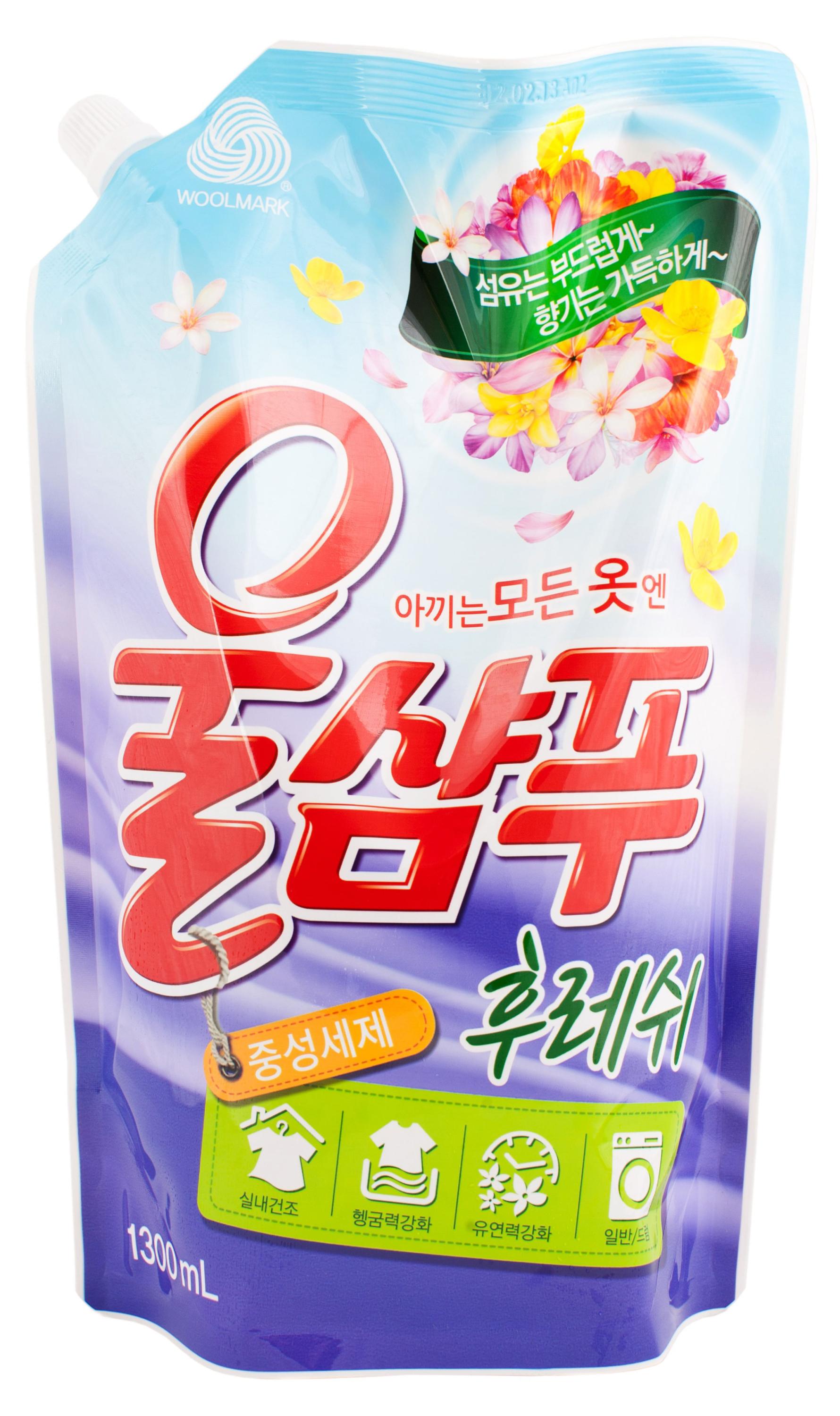 

Гель для стирки Wool Shampoo Свежесть, 1,3 л