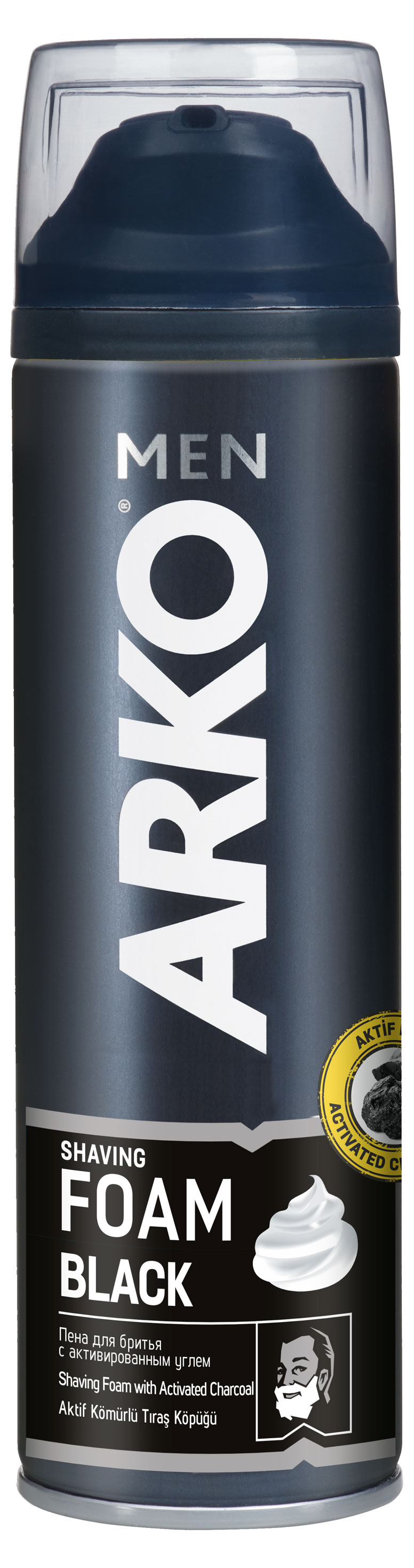 

Пена для бритья Arko Men Black, 200 мл