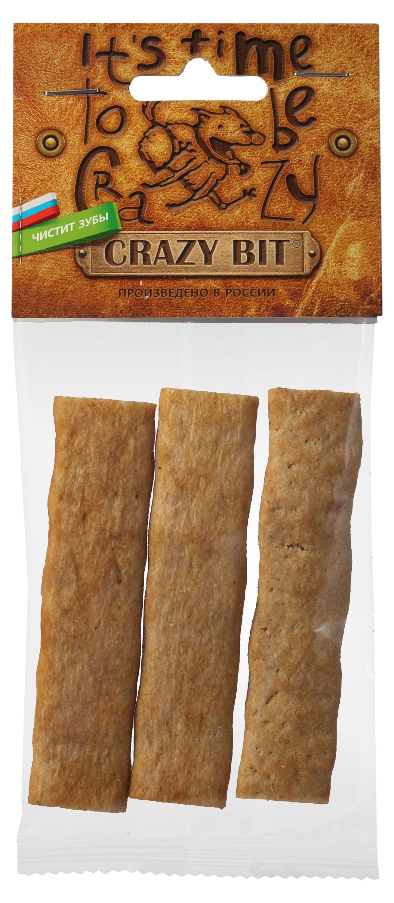 

Лакомство для собак Crazy Dog жевательные полоски с кроликом, 35 г