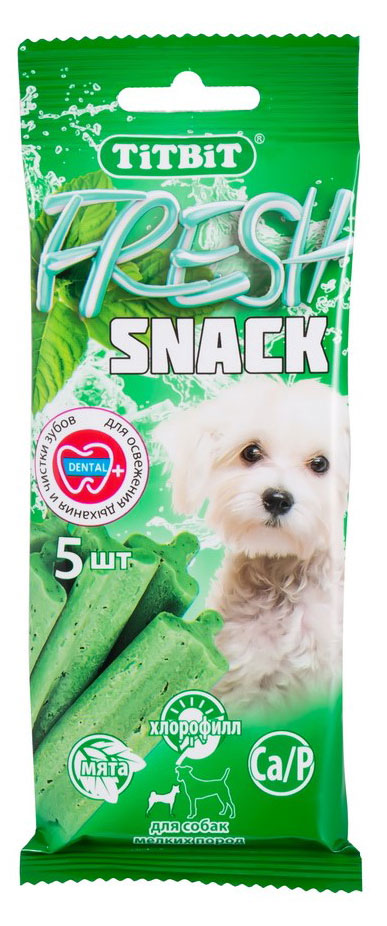

Лакомство для собак TiTBiT Fresh Snack для мелких пород, 5 шт