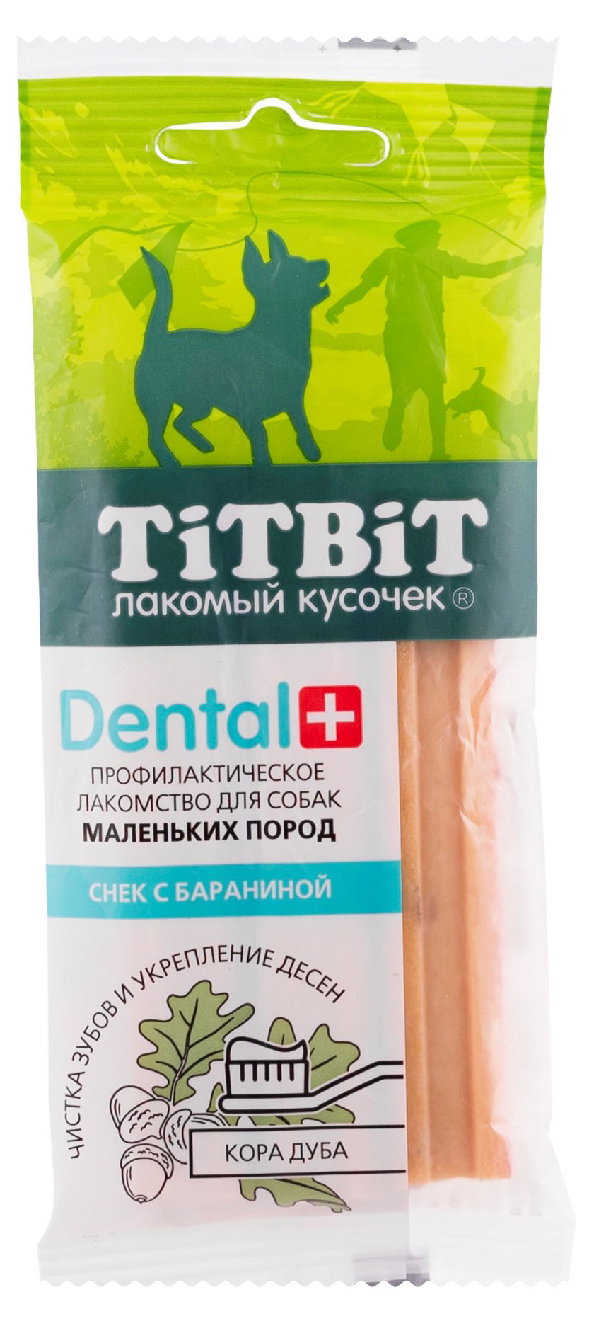 

Лакомство для собак TiTBiT Дентал+ Снек с бараниной маленьких пород, 50 г