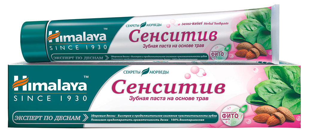 Изображение товара Зубная паста Himalaya Sensi-Relief Сенситив, 75 мл