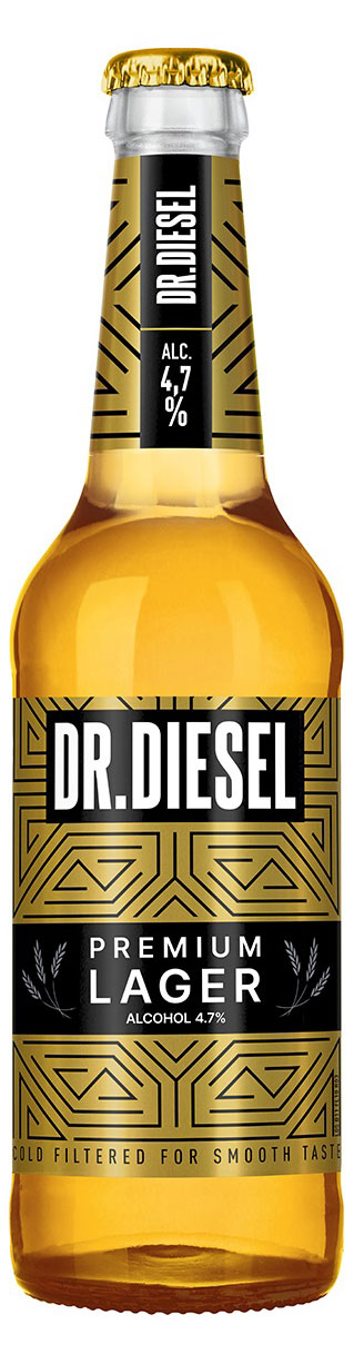 

Пиво Doctor Diesel Premium Lager светлое фильтрованное 4,7%, 450 мл