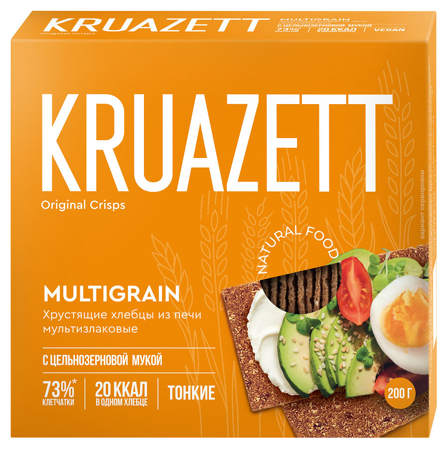

Хлебцы KRUAZETT мультизлаковые, 200 г