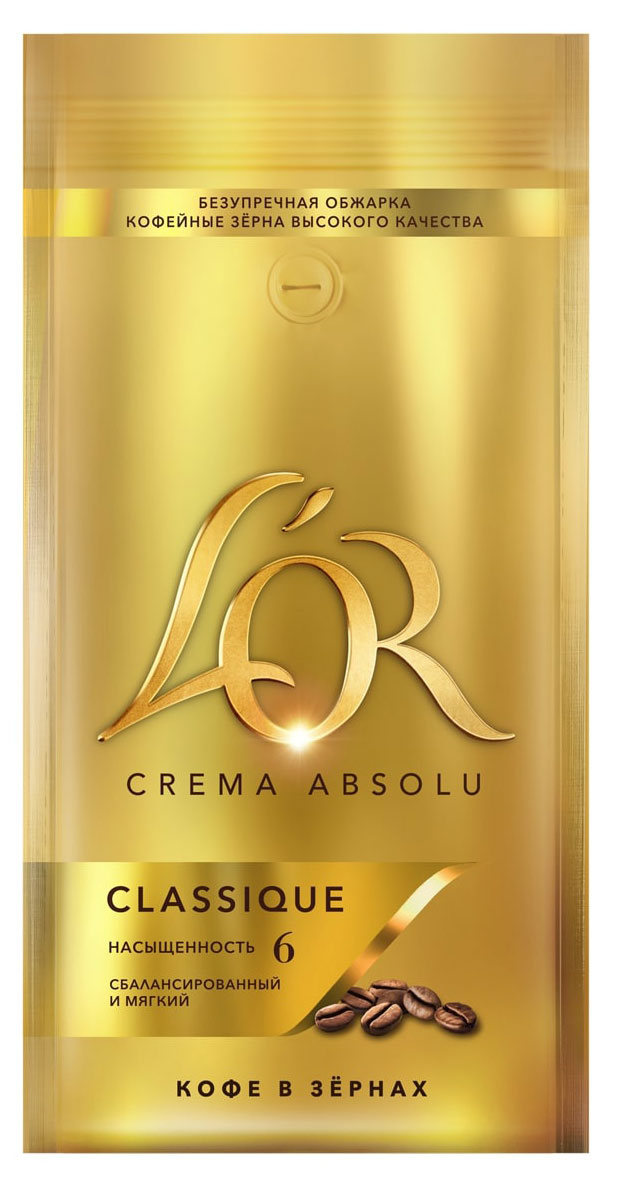 

Кофе в зернах Lor Crema Absolu Classique, 1 кг