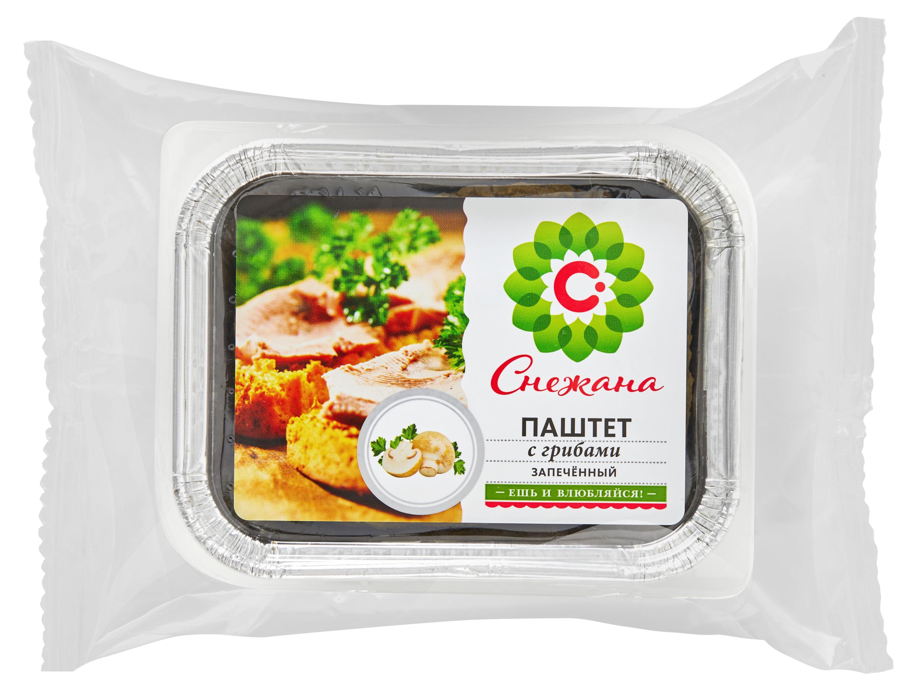 

Паштет мясной Снежана из говяжьей печени с грибами, 200 г