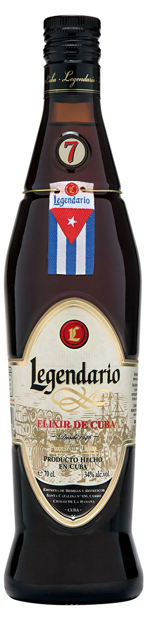 

Ром Legendario Elixir De Cuba 34% Куба, 0,7 л
