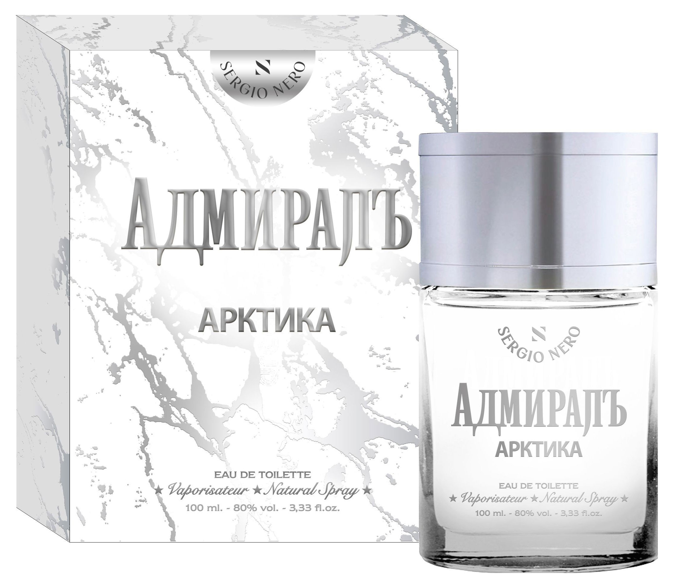 

Туалетная вода мужская Sergio Nero Адмирал Арктика, 100 мл