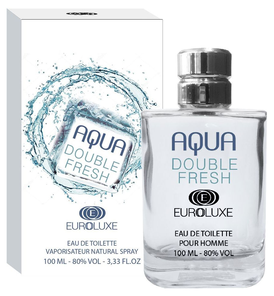 

Туалетная вода мужская EUROLUXE Aqua Double Fresh, 100 мл