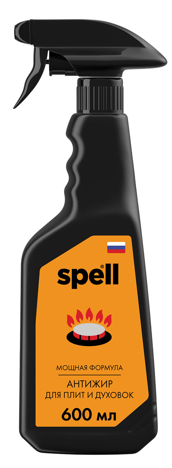 

Чистящее средство SPELL Антижир для плит и духовок, 600 мл