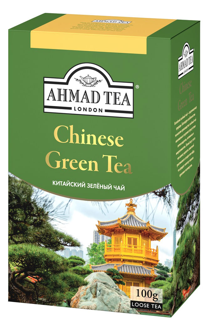 

Чай зеленый Ahmad Tea Китайский листовой, 100 г