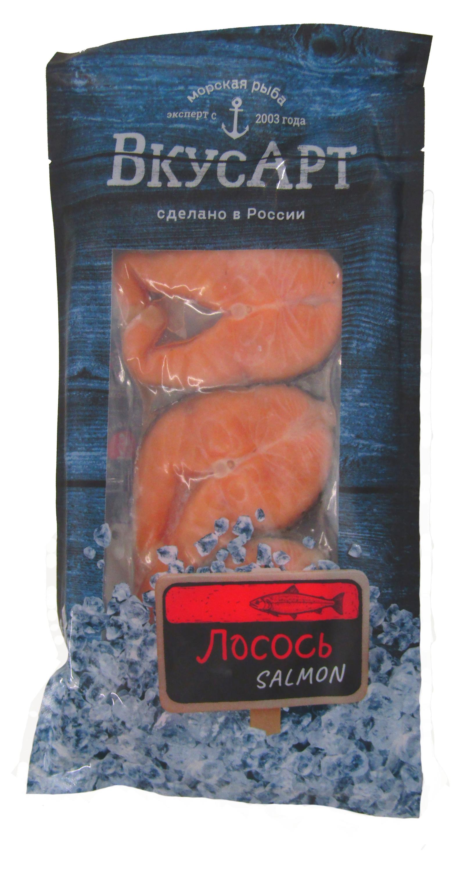 

Лосось замороженный Вкус Арт стейк, 500 г