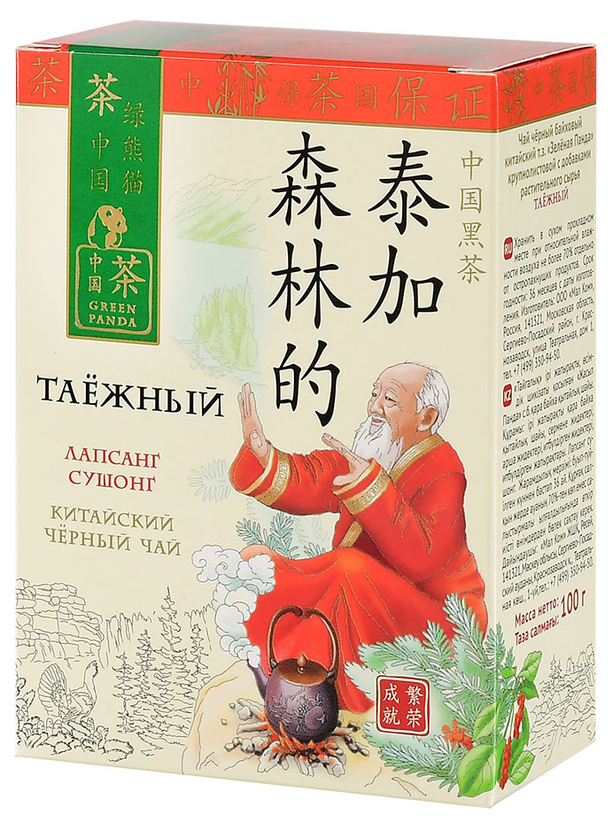 Изображение товара Чай черный «Зеленая Панда» Таежный листовой, 100 г