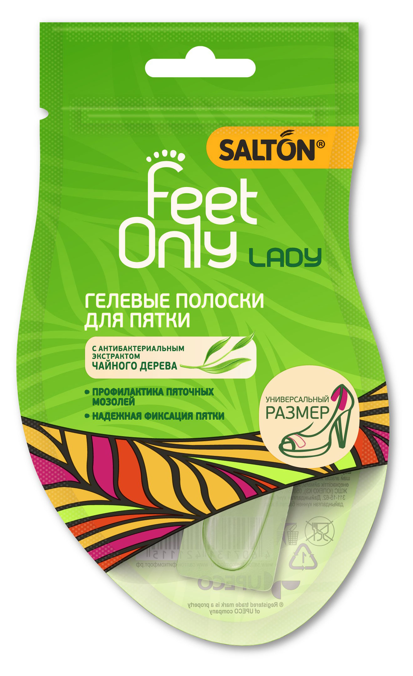 

Полоски гелевые Salton FeetOnly Lady для пятки