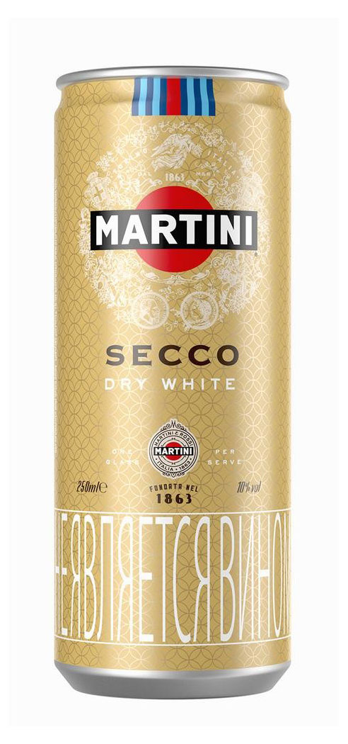 

Игристый винный напиток Martini Secco белый полусухой Италия, 0,25 л