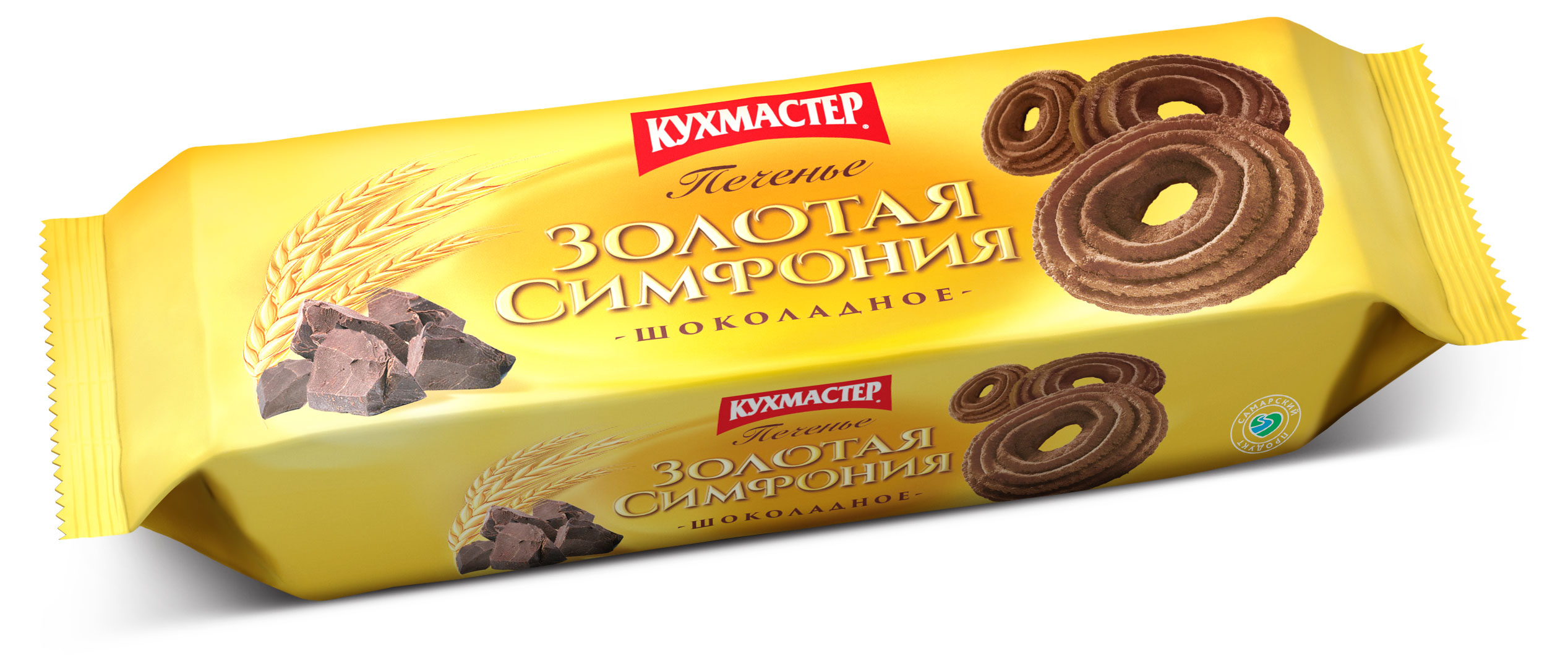 

Печенье КУХМАСТЕР Золотая симфония шоколад, 230 г