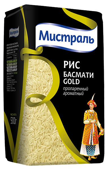 

Рис Мистраль Басмати Gold, 500 г