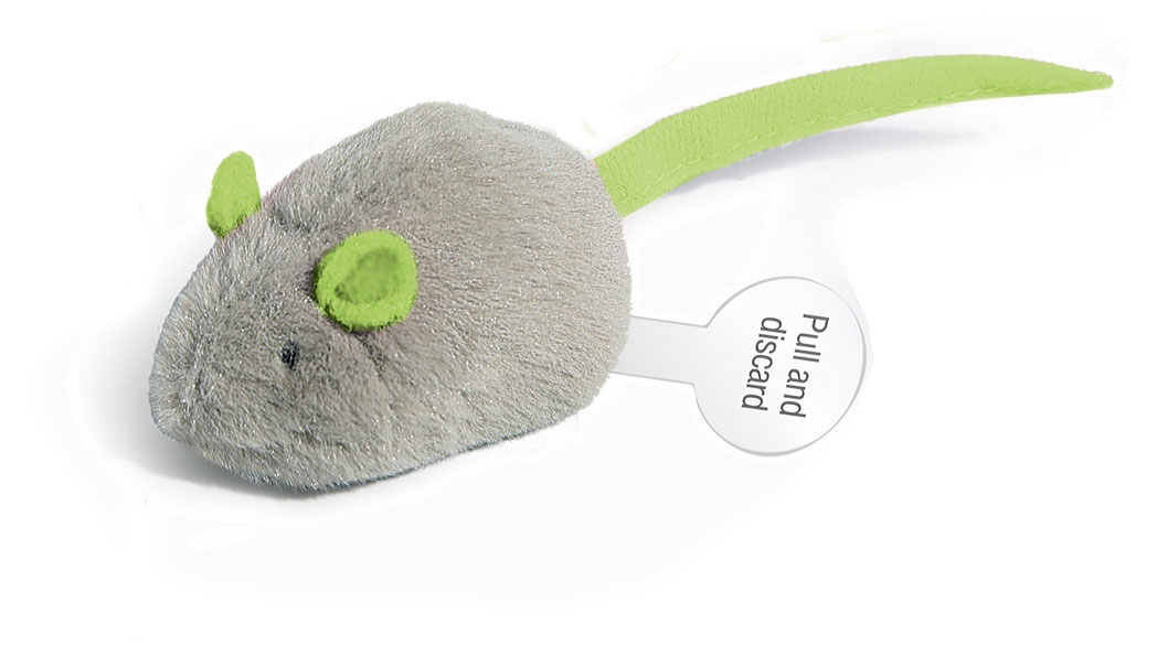 

Игрушка для кошек Gigwi Мышка с электронным чипом