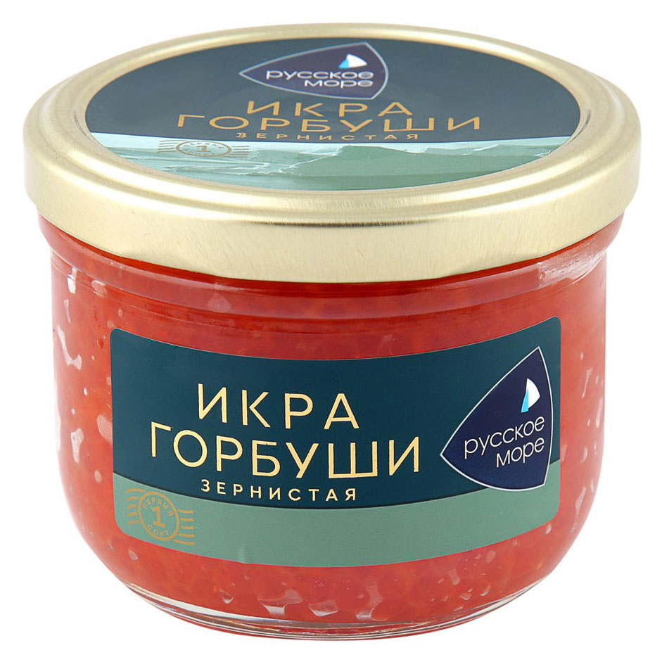 

Икра лососевая Русское море зернистая, 210 г