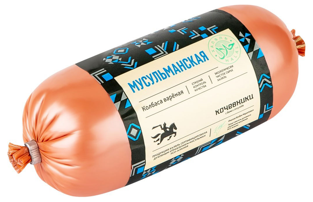 

Колбаса вареная Кочевники Мусульманская Халяль, 450 г