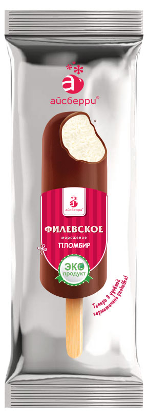 

Мороженое Филевское эскимо в шоколадной глазури БЗМЖ, 80 г