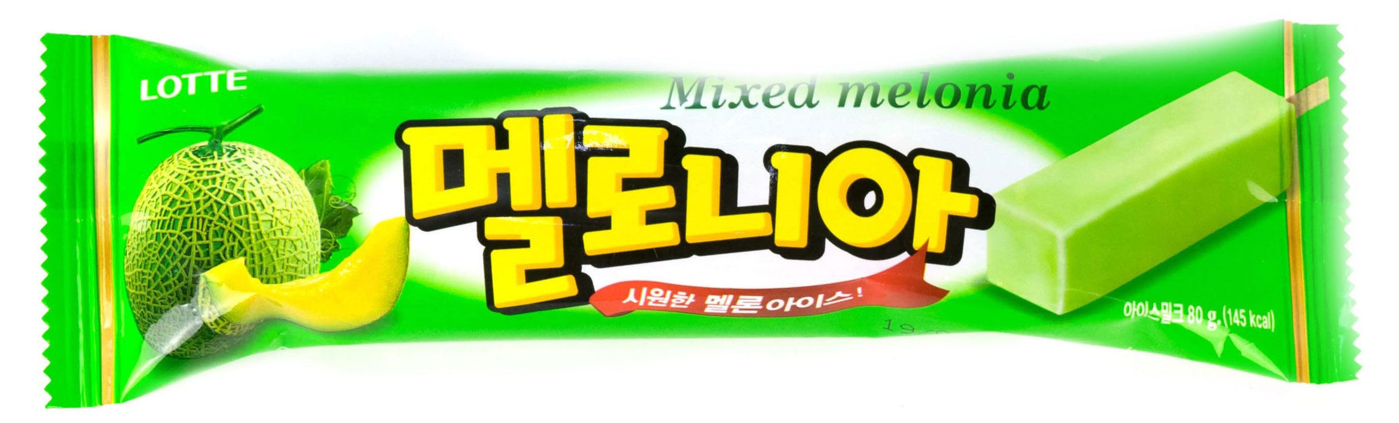 

Фруктовый лед Lotte корейское Двойная дыня БЗМЖ, 80 г