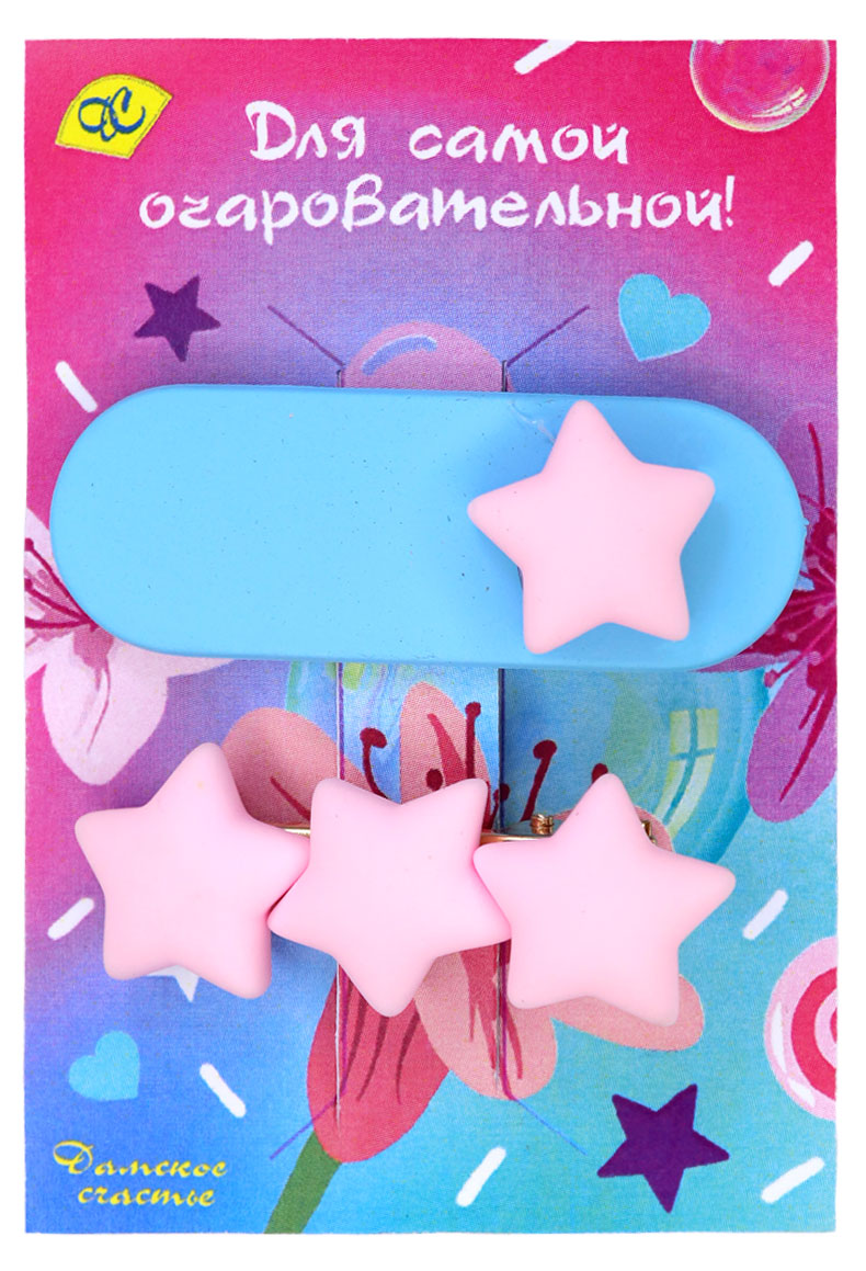 Изображение товара Зажимы праздничные Дамское счастье №2317 набор из 2 шт для волос