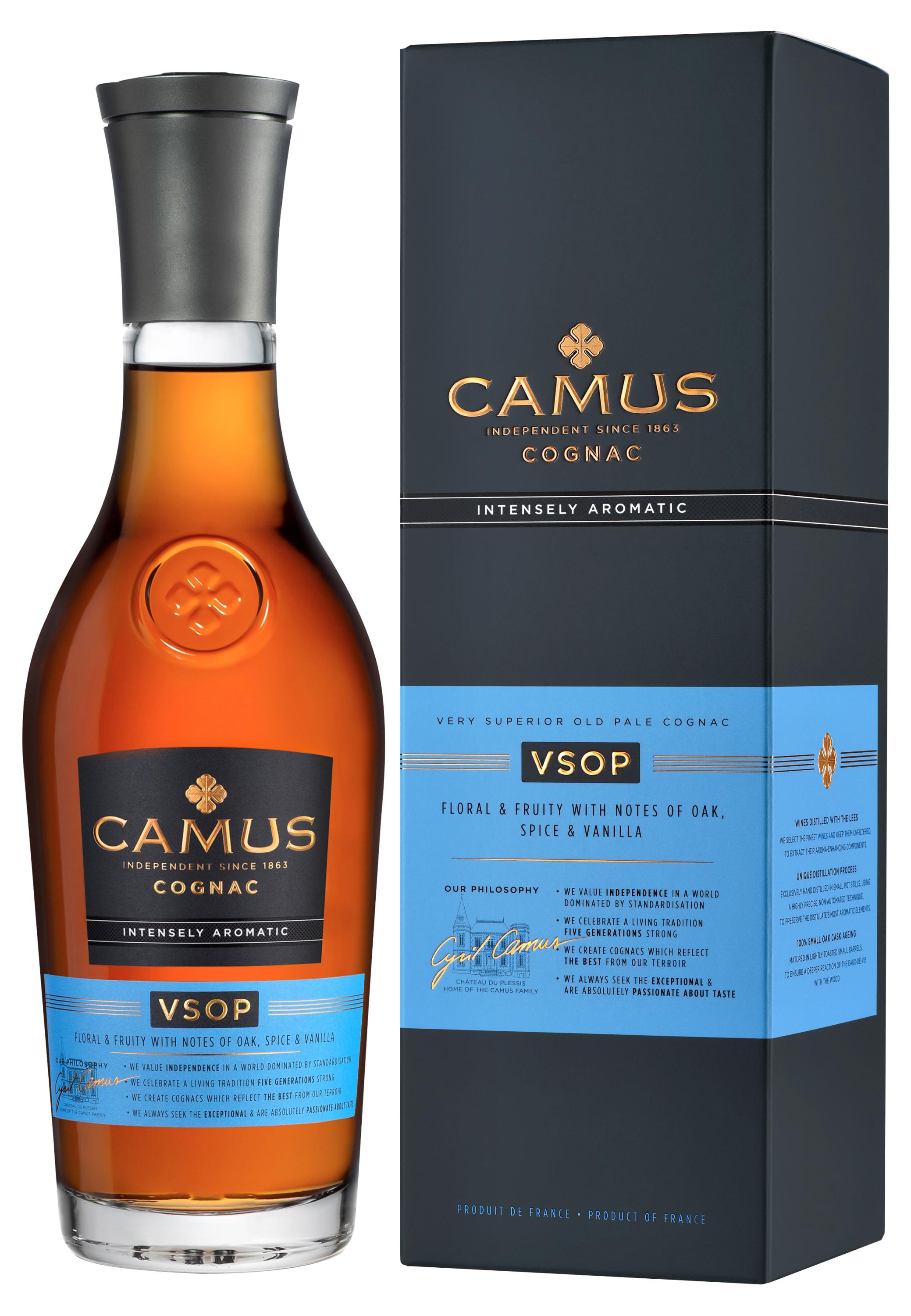Изображение товара Коньяк Camus VSOP 0.5 л, французский четырехлетний с подарочной упаковкой