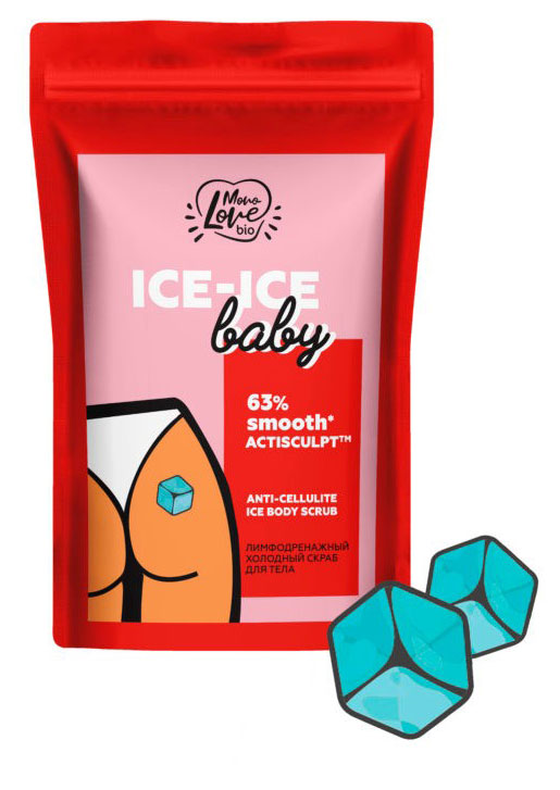 

Скраб для тела MonoLove BIO Ice-Ice Baby Лимфодренажный охлаждающий кофейный, 200 г