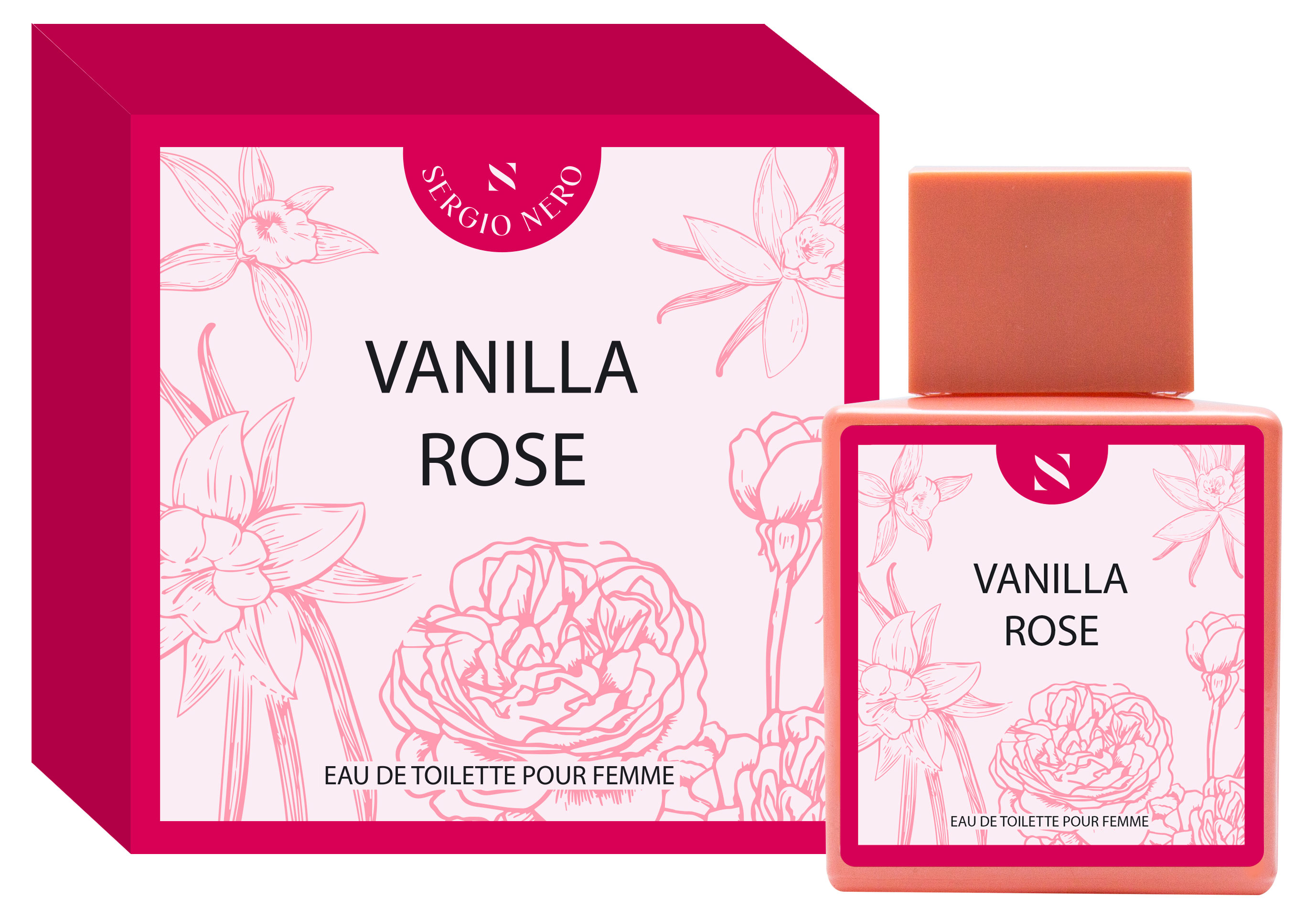 

Tуалетная вода женская Sergio Nero Vanilla Rose, 50 мл