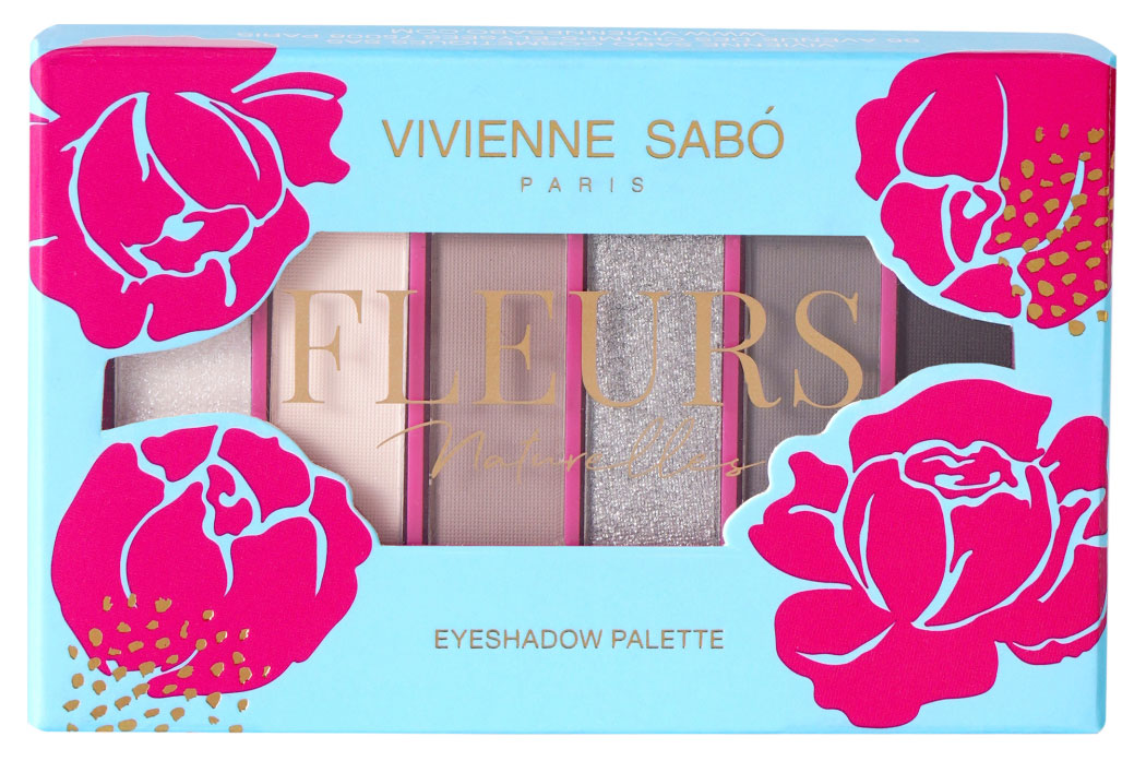 Изображение товара Палетка теней для век Vivienne Sabo Fleurs naturelles тон 04 - стойкие и насыщенные оттенки