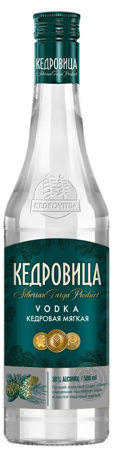 

Водка Кедровица Кедровая мягкая Россия, 0,5 л